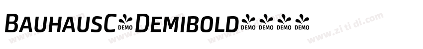 BauhausC-Demibold字体转换