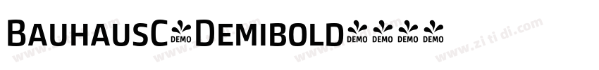 BauhausC-Demibold字体转换