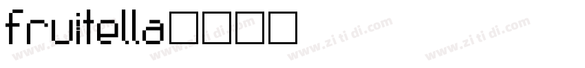 Fruitella字体转换