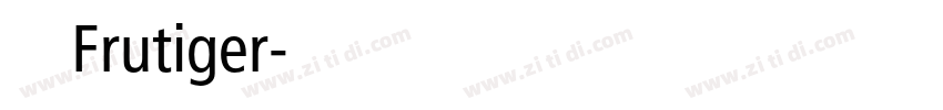 生物科技Frutiger字体转换