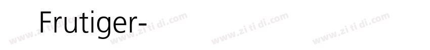 生物科技Frutiger字体转换