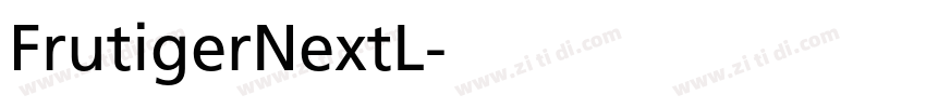 FrutigerNextL字体转换