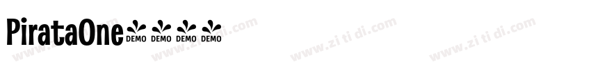 PirataOne字体转换