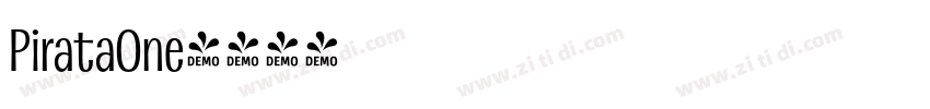 PirataOne字体转换