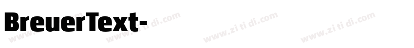BreuerText字体转换