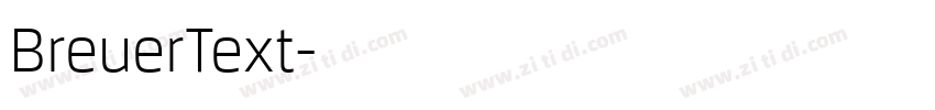 BreuerText字体转换