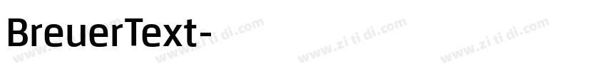 BreuerText字体转换