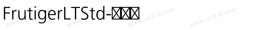FrutigerLTStd字体转换