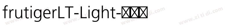 frutigerLT-Light字体转换