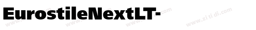 EurostileNextLT字体转换