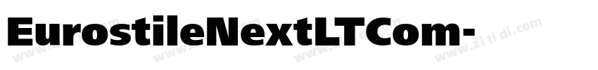 EurostileNextLTCom字体转换