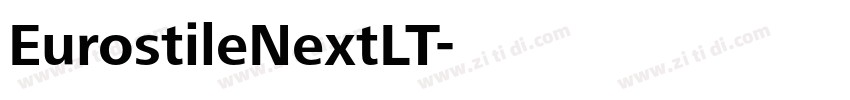 EurostileNextLT字体转换