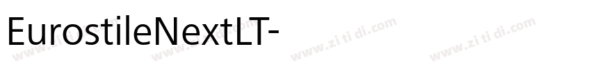 EurostileNextLT字体转换