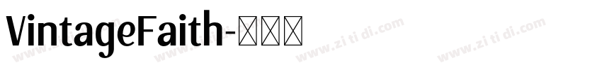 VintageFaith字体转换