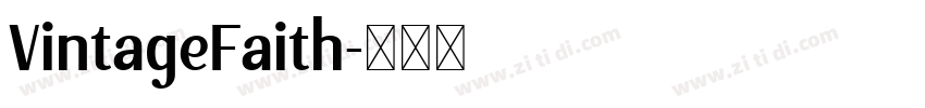 VintageFaith字体转换