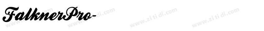 FalknerPro字体转换
