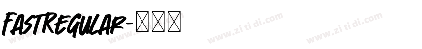 FastRegular字体转换