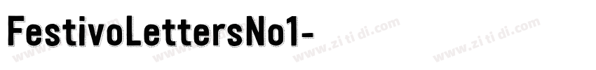 FestivoLettersNo1字体转换