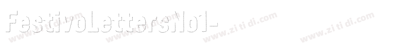 FestivoLettersNo1字体转换