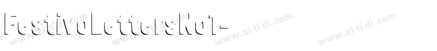 FestivoLettersNo1字体转换