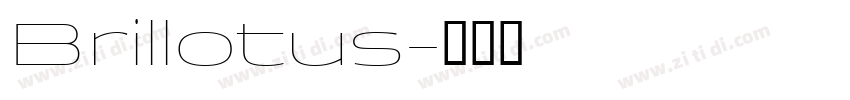 Brillotus字体转换