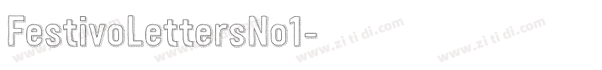 FestivoLettersNo1字体转换