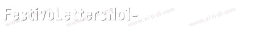FestivoLettersNo1字体转换