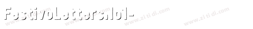 FestivoLettersNo1字体转换