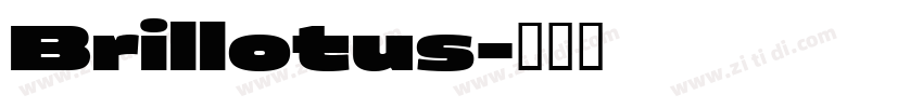 Brillotus字体转换