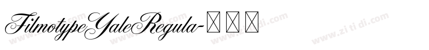 FilmotypeYaleRegula字体转换