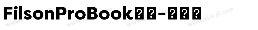FilsonProBook字体字体转换