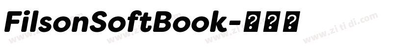 FilsonSoftBook字体转换