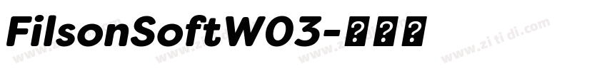 FilsonSoftW03字体转换 FilsonSoftW03字体转换
