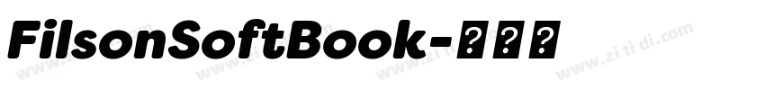 FilsonSoftBook字体转换