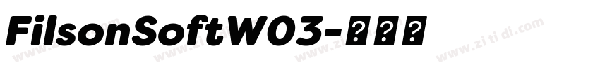 FilsonSoftW03字体转换 FilsonSoftW03字体转换