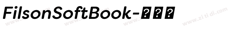 FilsonSoftBook字体转换