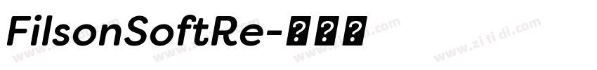 FilsonSoftRe字体转换