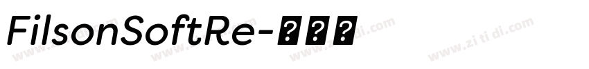 FilsonSoftRe字体转换