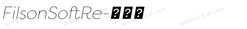 FilsonSoftRe字体转换