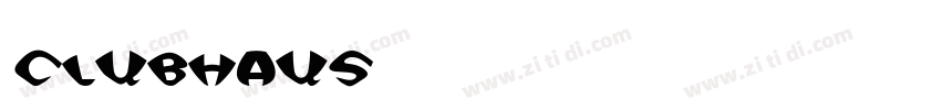 ClubHaus字体字体转换
