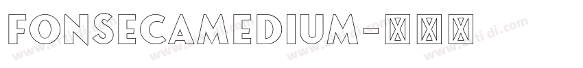 FonsecaMedium字体转换