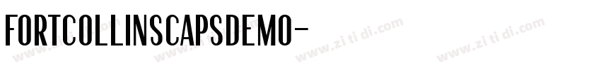 FortCollinsCapsDemo字体转换