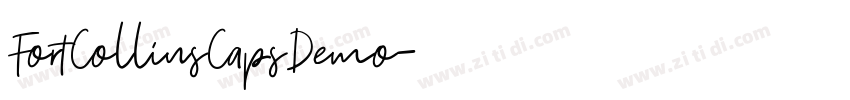 FortCollinsCapsDemo字体转换
