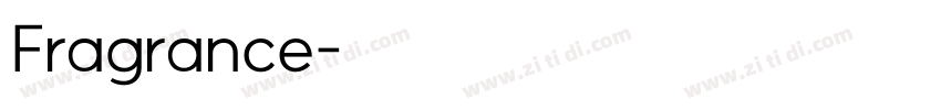 Fragrance字体转换