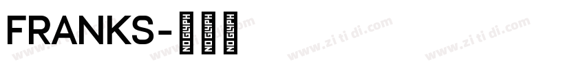 FRANKS字体转换