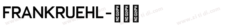FrankRuehl字体转换