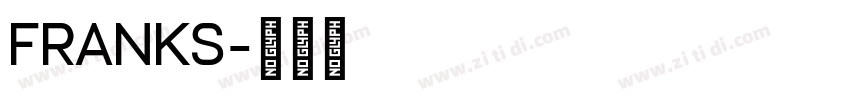 FRANKS字体转换