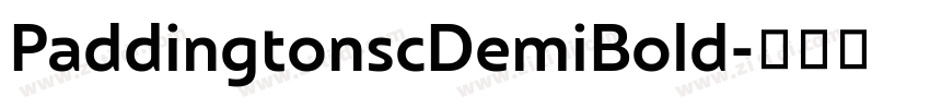 PaddingtonscDemiBold字体转换