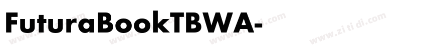 FuturaBookTBWA字体转换
