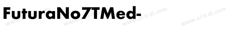 FuturaNo7TMed字体转换